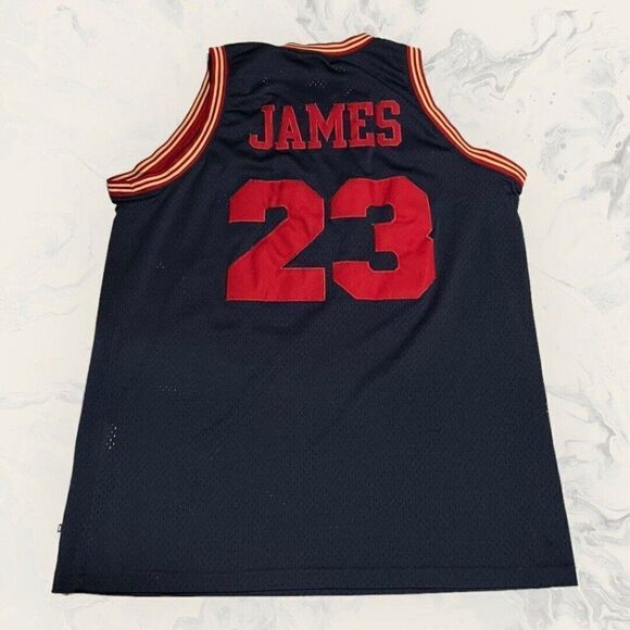 Nike LeBron James Jersey Cleveland Cavaliers Vintage Rewind Stitched Size XL - Picture 6 of 6